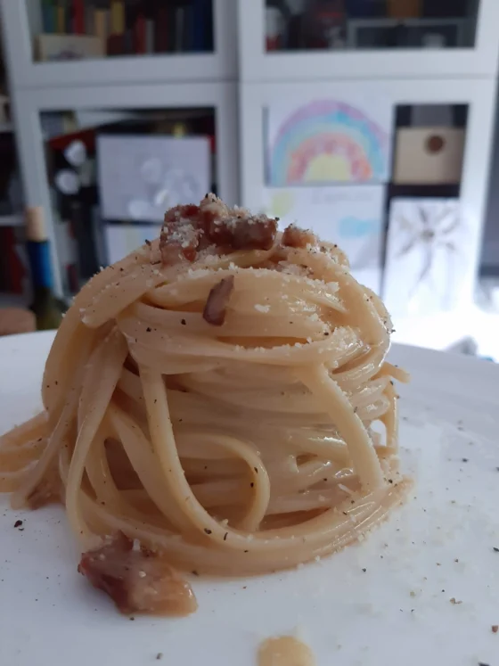 Pasta a la carbonara